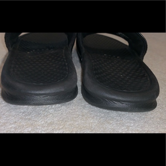 NIKE black flip flops sandals pool slides women’s size 6 - Picture 10 of 14